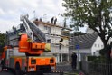 Dachstuhlbrand Koeln Poll Geislarerstr P648